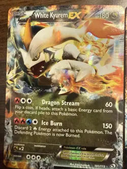 Pokemon TCG 3 Card Lot - White Kyurem EX, Kyurem EX, Black Kyurem EX Holo - Image 2