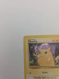 Pikachu 1999 Base Set 58/102 Light Played LP Vintage Yellow Cheeks Pokemon Card - Image 2
