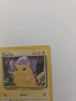 Pikachu 1999 Base Set 58/102 Light Played LP Vintage Yellow Cheeks Pokemon Card - Image 3