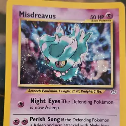 Pokemon Misdreavus 11/64 Neo Revelation Holo Rare 50 HP Basic Unlimited Card - Image 1