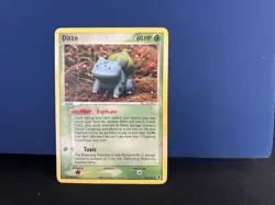 Pokemon TCG Ditto Bulbasaur Card 36/113 Regular EX Delta Species MP/DMG - Image 2