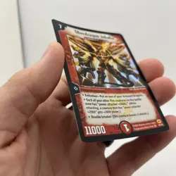 2004 Duel Masters Trading Card Uberdragon Jabaha #43/55 Super Rare Holo Foil - Image 2