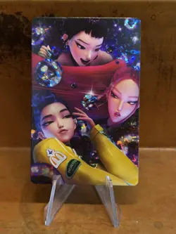 2026 McDonald’s K-pop Demon Hunters Rumi Zoey Mira Card Double Star Rare - Image 1