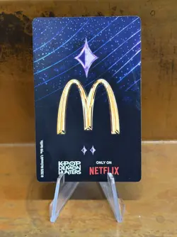 2026 McDonald’s K-pop Demon Hunters Rumi Zoey Mira Card Double Star Rare - Image 2