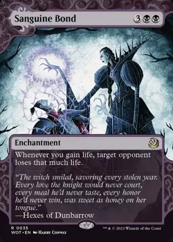1x Sanguine Bond NM-Mint, English Wilds of Eldraine: Enchanting Tales MTG Magic - Image 1