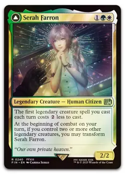 Serah Farron #240 (Foil) (NM) Final Fantasy FIN Magic MTG - Image 1