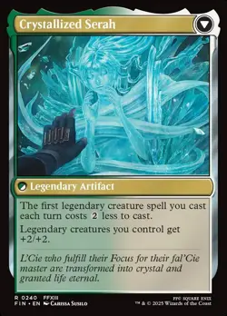 Serah Farron #240 (Foil) (NM) Final Fantasy FIN Magic MTG - Image 2