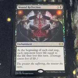 Magic the Gathering - Wound Reflection - Foil - NM - Double Masters - 2020 - mtg - Image 2