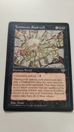 MTG- Tombstone Stairwell x1 - Mirage Reserved List -Magic The Gathering - Image 1