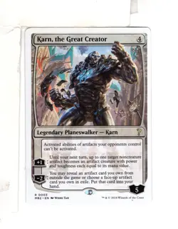MTG SkeenAB Karn the Great Creator from MB2. NM. - Image 1