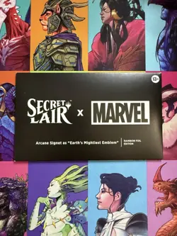 MTG Arcane Signet as “Earth’s Mightiest Emblem” Rainbow Foil Edition (SLD) - Image 1