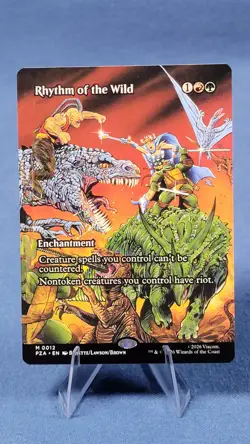 Rhythm of the Wild (Borderless) Teenage Mutant Ninja Turtles Eternal-Legal MTG - Image 1