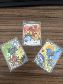 Pokemon TCG First Partner illustration collection Squirtle,Bulbasaur,Charmander, - Image 1