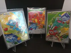 Pokemon First Partner Illustration Collection TCG Bulbasaur Squirtle Charmander - Image 1