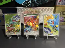 Pokemon First Partner Illustration Collection TCG Bulbasaur Squirtle Charmander - Image 1