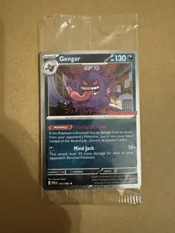 *DOUBLE SWIRL/TOUNGUE* NM+ Pokemon Gengar GameStop Stamped Promo Card 050/088 - Image 1
