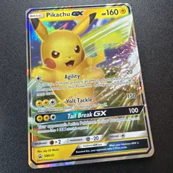 Pokemon Pikachu GX SM232 Black Star Promo Holo Card Sun & Moon - Image 2