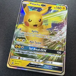 Pokemon Pikachu GX SM232 Black Star Promo Holo Card Sun & Moon - Image 3