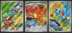 First Partner Illustration Collection Bulbasaur Charmander Squirtle, Pokemon TCG - Image 1