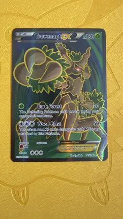 Pokemon Trevenant EX 145/160 XY - Primal Clash Full Art Ultra Rare Holo - Image 1