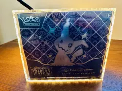 Pokemon TCG Paldean Fates Pokemon Center ETB New Sealed Exclusive - Image 1