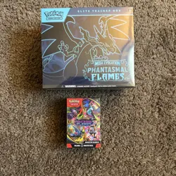 Pokemon TCG Phantasmal Flames ETB + Booster Bundle - Sealed - Image 1