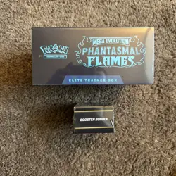 Pokemon TCG Phantasmal Flames ETB + Booster Bundle - Sealed - Image 2