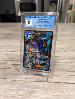 Pokemon CGC 8 Genesect EX Full Art Fates Collide 120/124 - Image 2