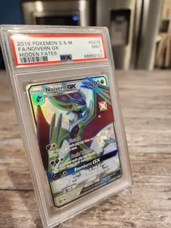 Pokemon Sun & Moon FA Noivern GX #SV78 Hidden Fates 2019 PSA 9 Mint - Image 2