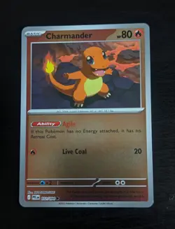 POKEMON - CHARMANDER - 011/094 - PHANTASMAL FLAMES - REVERSE HOLO NM - Image 1