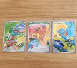 First Partner Illustration Collection Bulbasaur Charmander Squirtle, Pokemon TCG - Image 1