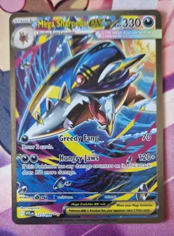 Mega Sharpedo EX 127/094 Me02: Phantasmal Flames Holo NM-Mint Pokemon TCG - Image 1