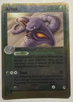 Pokemon TCG Arbok 29/100 Reverse Holo EX Sandstorm Ereader LP - Image 1