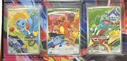 First Partner Illustration Collection Bulbasaur Charmander Squirtle, Pokemon TCG - Image 1