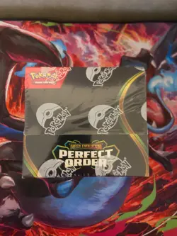 ONE (1) Pokemon TCG: Mega Evolution—Perfect Order Booster Display Box - Image 1