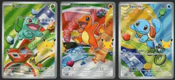 First Partner Illustration Collection Bulbasaur Charmander Squirtle, Pokemon TCG - Image 1