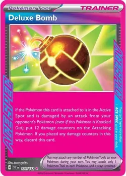 Deluxe Bomb 134/142 Ace Rare LP-NM - Pokemon TCG S&V Stellar Crown SCR Tool - Image 3