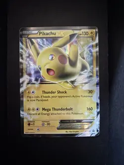 Pokemon TCG Pikachu EX XY174 Black Star Promo - Image 1