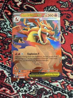 Mega Charizard Y ex 022/217 Double Rare ME: Ascended Heroes Pokemon NM Mint - Image 1
