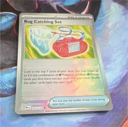 Pokemon Bug Catching Set 102/131 Trainer Item English Pokeball Pattern - Image 1