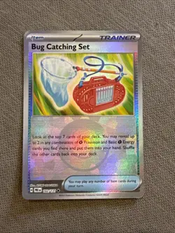 POKEMON BUG CATCHING SET 102/131 PROMO REVERSE POKEBALL PRISMATIC EVOLUTIONS - Image 1
