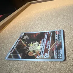 Pokemon Team Rocket's Meowth Illustration Rare Holo 203/165 70 HP 151 Set - Image 2