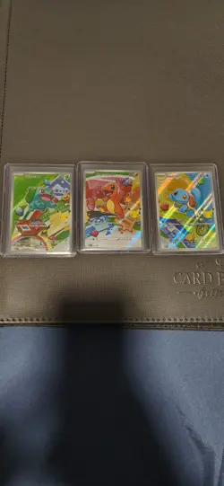 First Partner Illustration Collection Bulbasaur Charmander Squirtle, Pokemon TCG - Image 1