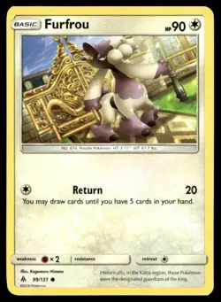 Furfrou Forbidden Light 99/131 MP Pokemon Buy 10 Get 10 Free | Free Ship - Image 1