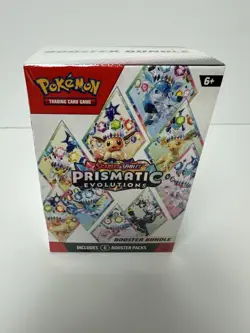 Pokemon TCG Scarlet & Violet Prismatic Evolutions Booster Bundle Sealed English - Image 1
