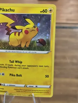 Pokemon TCG Pikachu SWSH039 SWSH Black Star Promos Holo Free Shipping! - Image 4