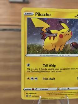 Pokemon TCG Pikachu SWSH039 SWSH Black Star Promos Holo Free Shipping! - Image 5