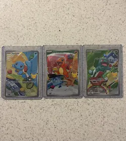 First Partner Illustration Collection Bulbasaur Charmander Squirtle, Pokemon TCG - Image 1