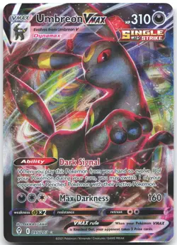 Umbreon VMAX 095/203 Holo VMAX Rare Evolving Skies Pokemon Near Mint - Image 1