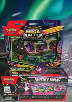 Mega Gengar ex Box Set Haunter & 2025 Trainer Tool Kit Pokemon TCG (Sealed) New - Image 1